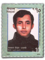NEPAL 2024  Netra Lal Pandel ” Abhagi”, MNH (**) - Nepal