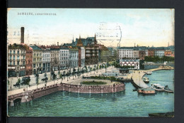 AK Hamburg Blick Auf Jungfernstieg 1910 Gebraucht #HC100 - Autres & Non Classés