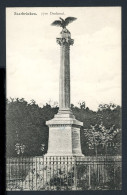 AK Saarbrücken 77er Denkmal 1917 Gebraucht #HC118 - Otros & Sin Clasificación