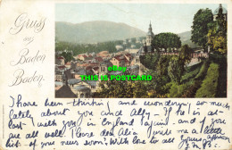 R584660 Gruss Aus Baden Baden. Lautz And Isenbeck Darnistadt. 1902 - Monde