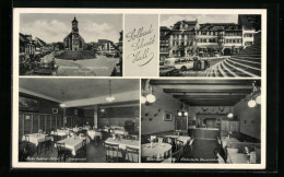 AK Schwäb. Hall, Hotel Goldner Adler, Marktplatz  - Schwaebisch Hall