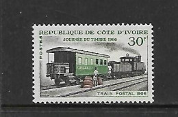 COTE D'IVOIRE 1966 TRAINS YVERT N°243 NEUF MNH** - Trains