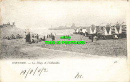 R584752 Ostende. La Plage Et L Estacade. 1902 - Monde