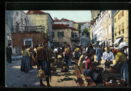 AK Dubrovnik, Poljana Marche, Markt  - Croatie