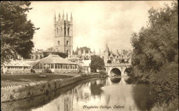 11249690 Oxford Oxfordshire Magdalen College Fluss Bruecke  - Autres & Non Classés