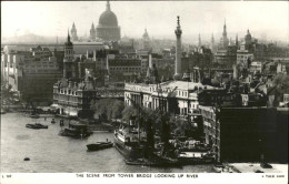 11249624 London Looking Up River Scene From Towerbridge - Autres & Non Classés