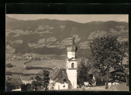 AK Hart Im Zillertal, Ortspartie Mit Kirche  - Other & Unclassified