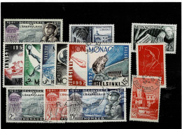 MONACO ,14 Pezzi ,in Genere Usati ,qualita Ottima - Used Stamps