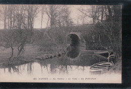 Cpa 44 Nantes La Rivière "Le Cens" Au Petit Port - Nantes