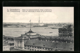 AK St. Petersburg, Blick Zur Admiralität, Newa Und Festung  - Russie