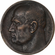 Italie, Médaille, Mussolini, Bronze, Rivalta, TTB - Autres & Non Classés