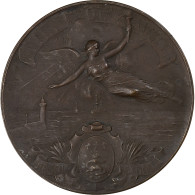 France, Médaille, Ville Du Havre, Bronze, Poisson, TTB+ - Sonstige & Ohne Zuordnung