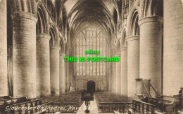 R584776 Gloucester Cathedral. Nave West. F. Frith. No. 28977 - Monde