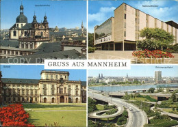 72603733 Mannheim Jesuitenkirche Nationaltheater Brueckenauffahrt Schloss Mannhe - Mannheim