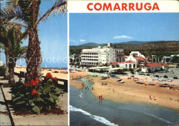72603722 Comarruga Playa Strand Hotel Palmen Tarragona Costa Dorada - Autres & Non Classés