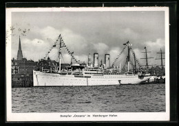 AK Dampfer Oceana Im Hamburger Hafen  - Dampfer