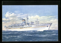 AK Passagierschiff S. S. Agamemnon Auf Hoher See  - Dampfer