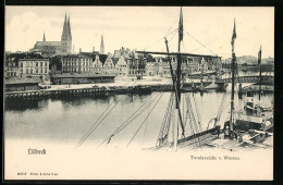 AK Lübeck, Hafen, Totalansicht Von Westen  - Other & Unclassified