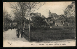 CPA Vayrac, Vue Générale Et Avenue De La Gare  - Vayrac