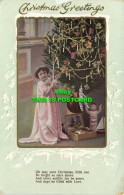 R585692 Christmas Greetings. Oh May Your Christmas Little One. Be Bright As Star - Monde