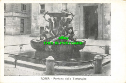 R586504 Roma. Fontana Delle Tartarughe - Monde