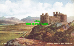 R586541 Harlech Castle And Snowdon. Valentine. Art Colour. Brian Gerald - Monde