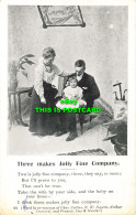 R585741 Three Males Jolly Fine Company. H. G. L. Living Picture Series. 1905 - Monde
