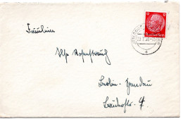 64487 - Deutsches Reich - 1938 - 12Pfg Hindenburg EF A Bf JUETERBOG ALTES LAGER -> Berlin - Lettres & Documents
