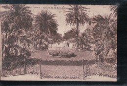 Cpa Tunis Square De La Résidence - Tunesien