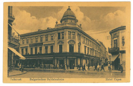 RO 91 - 21222 BUCURESTI, Hotel Capsa, Romania - Old Postcard, CENSOR - Used - 1918 - Roemenië
