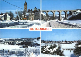 72600569 Buetgenbach Ortsansicht Mit Kirche Viadukt Winterpanorama Buetgenbach - Liege