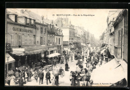 CPA Montlucon, Rue De La Republique  - Montlucon