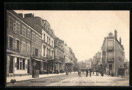 CPA Montlucon, Boulevard De Courtais Et Rue Des Anciennes-Boucheries  - Montlucon
