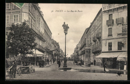 CPA Vichy, La Rue De Paris  - Vichy