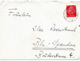 64495 - Deutsches Reich - 1939 - 12Pfg Hindenburg EF A Bf DOEBERITZ-UEBUNGSPLATZ -> Berlin - Briefe U. Dokumente