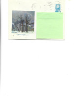 Romania - Postal St.cover Used 1973(1016) -  Painting By Alexandru Ciucurencu -  The Winter - Ganzsachen