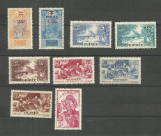 GUINEE N°99, 102, 126, 129 à 131, 133, 135, 142 Neufs Avec Charnière* Cote 4.60€ - Unused Stamps