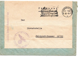 64496 - Deutsches Reich - 1944 - FpBf (Fp#47681/13.7.44) BRANDENBURG -> Fp#02152 (LehrRgt 800 "Brandenburg", 1.Batl) - Lettres & Documents