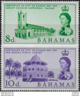 1962 Bahamas Centenary Of Nassau 2v. MNH SG. N. 221/222 - Autres & Non Classés