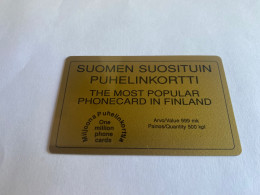 1:063 - Finland S10 Rare Card Ericsson - Finlande