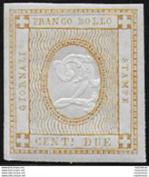 1862 Italia 2c. Bistro Stampati MNH Sassone N. 10 - Autres & Non Classés