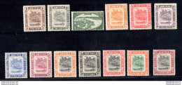1947-51 BRUNEI - Stanley Gibbons N. 79-92 - Giorgio VI - Serie Completa - MH* - Other & Unclassified