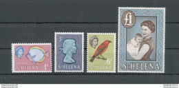 1965 ST. HELENA - Stanley Gibbons N. 176a-179a-181a-189a, Chalk-surfaced Paper, MNH** - Sonstige & Ohne Zuordnung