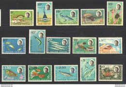 1968 BIOT - BRITISH INDIAN OCEAN TERRITORY - OCEAN INDIEN - Yvert N. 16-30 - Serie Di 15 Valori - MNH** - Autres & Non Classés