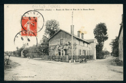 Carte Postale - France - Trainel - Route De Sens Et Rue De La Borde (CP24750OK) - Nogent-sur-Seine