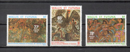 WALLIS ET FUTUNA   N° 245 à 247    NEUFS SANS CHARNIERE COTE 8.30€    PEINTRE TABLEAUX   VOIR DESCRIPTION - Unused Stamps