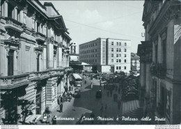 Ah705 Cartolina Catanzaro Corso Mazzini E Palazzo Delle Poste - Catanzaro