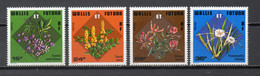 WALLIS ET FUTUNA   N° 213 à 216    NEUFS SANS CHARNIERE COTE 10.00€    FLEUR FLORE - Unused Stamps