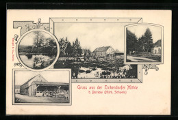 Lithographie Buckow, Gasthaus Eichendorfer Mühle  - Buckow