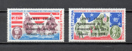 WALLIS ET FUTUNA   N° 208 + 209    NEUFS SANS CHARNIERE COTE 11.70€    JAMES COOK NAVIGATEUR INDEPENDANCE DES ETATS UNIS - Ungebraucht